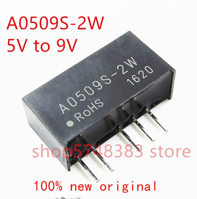 1PCS/LOT 100% new original A0509S-2W A0509S 2W A0509 5V to 9V isolation power supply | Электроника