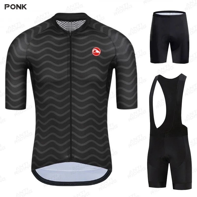 2020 Road Bike Jersey Set Men's Cycling Clothing Summer MTB Team Clothes Short Sleeve Uniform Triathlon Skinsuit Ropa De Hombre