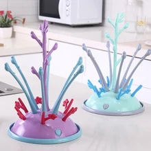 Сушилка для бутылочек, сушилка для детских бутылочек, сушилка для детских бутылочек зеленого и фиолетового цвета, сушилка для чистки детских бутылочек, сушилка для хранения