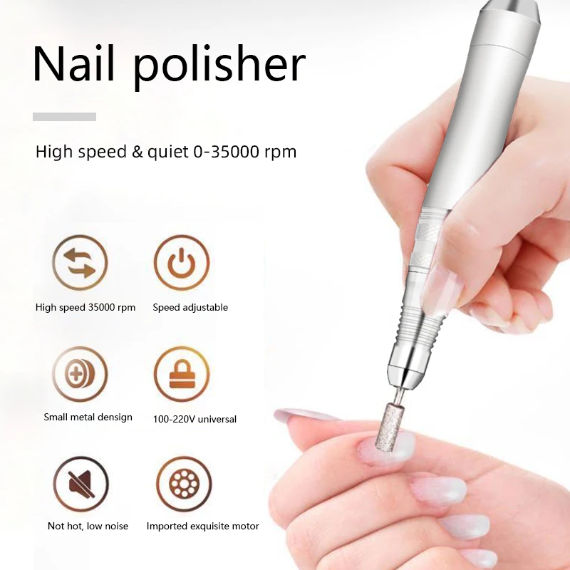 35000rpm Nail Handpiece RRM Brushless Nail Drill Pen Handle Electric Micro Motor Handle for Manicure Nail Polishing Machine 5
