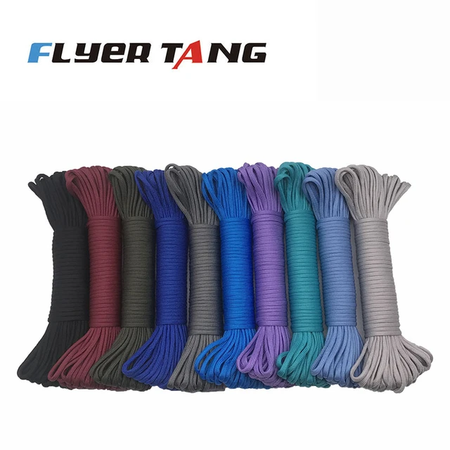 100ft/30m One Stand 2mm Micro Cord Paracord Parachute Cord Tent Lanyard Rope