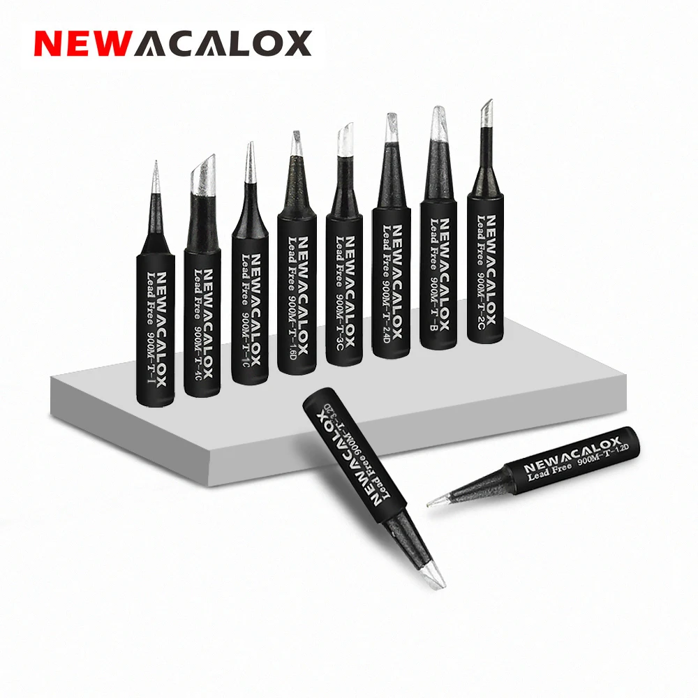 Паяльная станция NEWACALOX 16 шт./лот 900M T без свинца черный металлический паяльник