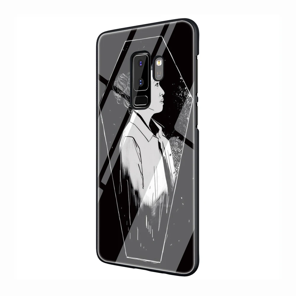 EWAU убийства ЕВА Стекло чехол для телефона для samsung Galaxy S7 8 9 10Plus Note8 9 A10 20 30 40 50 60 70 - Цвет: G12