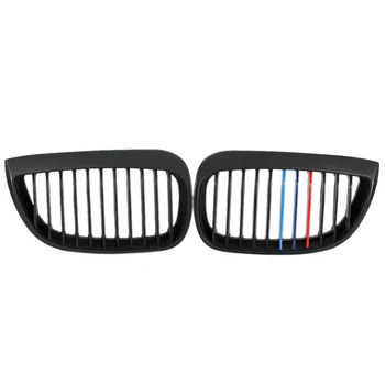 

M COLOR MATTE BLACK KIDNEY GRILLE FOR BMW E87 1 SERIES 04-07 GRILL