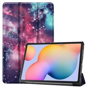 

Case For Samsung Galaxy Tab S6 Lite 10.4 2020 Printed PU Leather Shockproof Tablet Cover For Galaxy Tab S6 Lite SM-P610 SM-P615