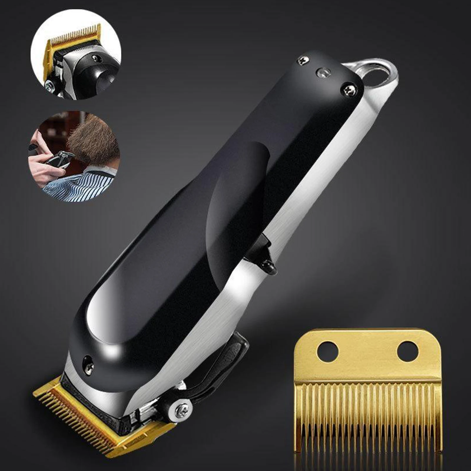 

Hair Clipper Replacement Cutter Head Stagger Tooth 2 Hole Compatible for Wahl 8504 Replace
