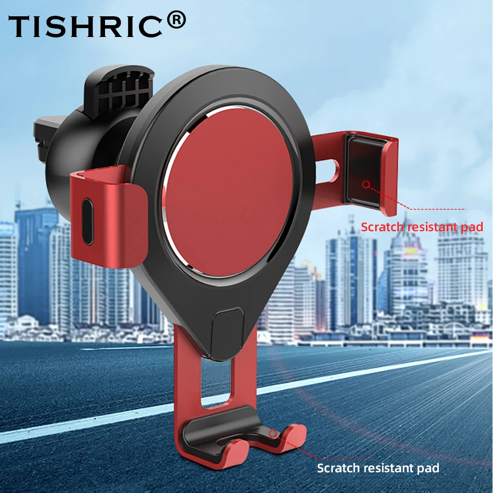 

TISHRIC Origina No Magnetic Universal Car Phone Holder For Iphone/xiaomi/Samsung 360 Rotation Windshield Car Mount Phone Stand