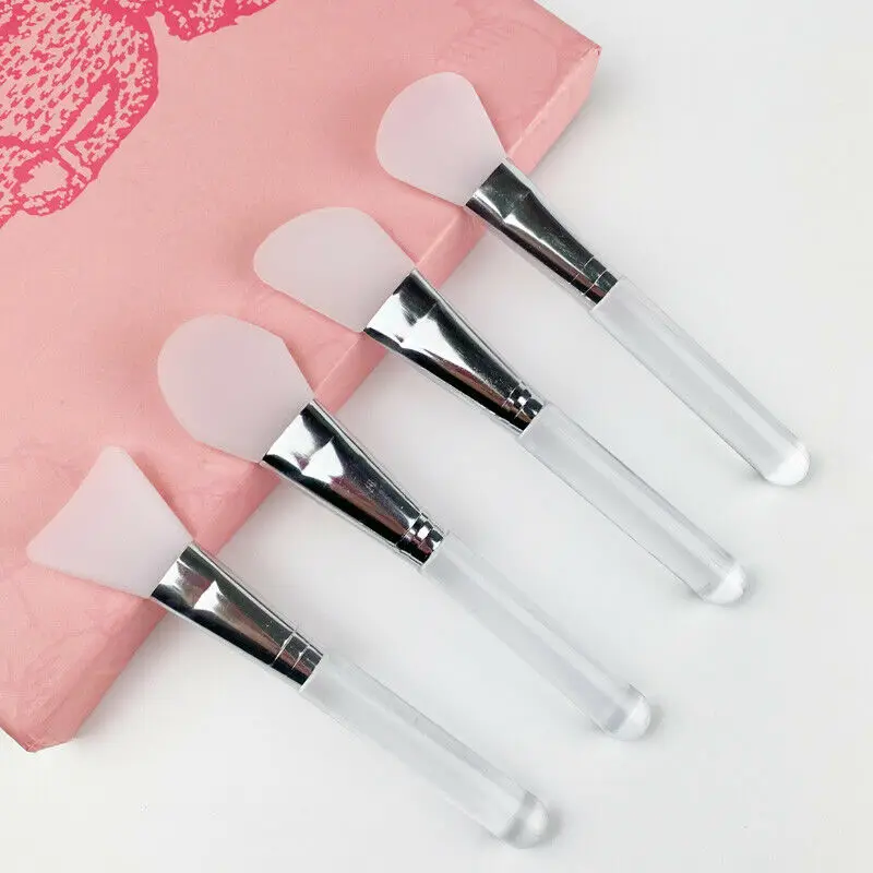 Наборы кистей для макияжа 4 шт. силиконовые гелевые маски лица щетки смешивания