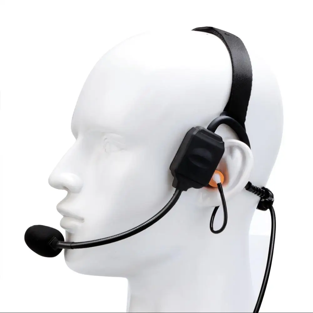 

Retevis EB020K 2 Pin Waterproof Bone conduction Noise canceling headset for Kenwood