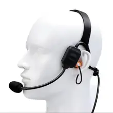 Retevis EB020K 2 Pin Waterproof Bone conduction Noise canceling headset for Kenwood Retevis EB020K 2 Pin Waterproof Bone conduction Noise canceling headset for Kenwood