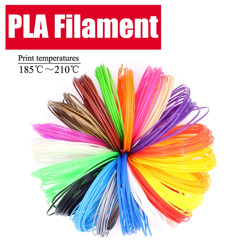 Нить для 3D принтера LIHUACHEN нить PLA 1 75 мм 20/30 цветов 10 цветов|filament pla|filament pla 1.75mmprinter