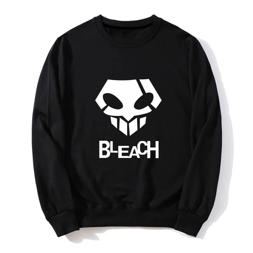 Long Sleeves Hoodies Printing BLEACH Skull Sweatshirt 6 Color Fleece Loose  Leisure Luminour Autumn Winter Hoodie Tops - AliExpress