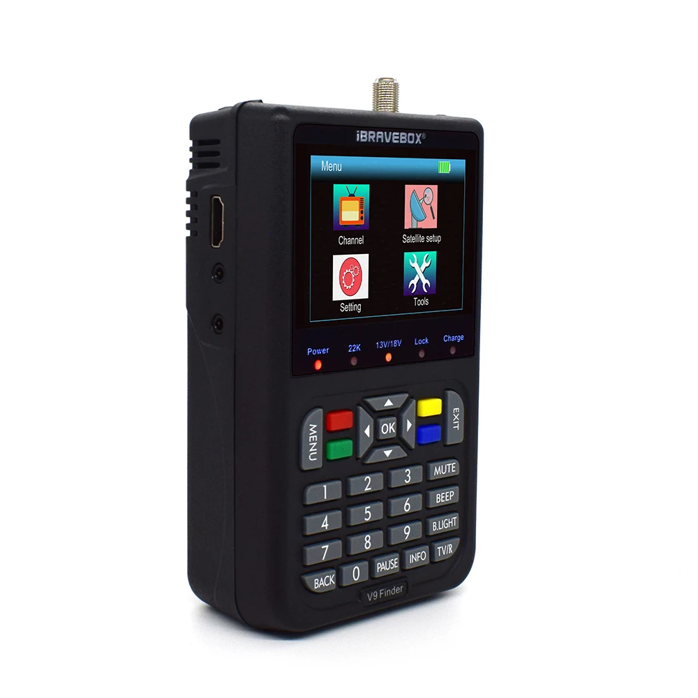 PAL/NTSC Конвертация цифровой OSD спутниковый сигнал Finder метр 3,5 дюймов спутникового телевидения автоматический 6000 каналов программируемый