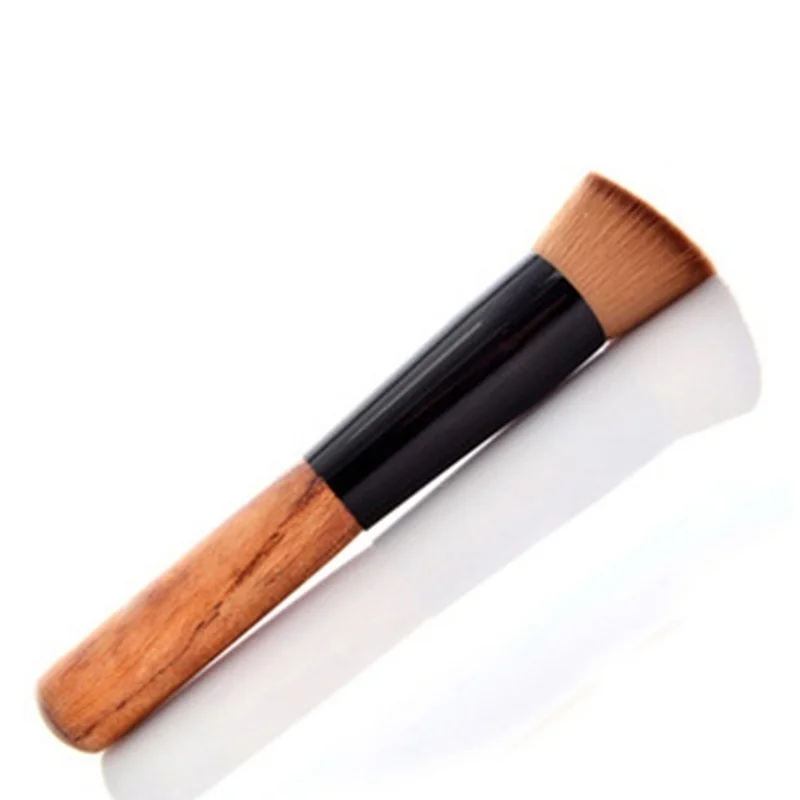 Профессиональный инструмент для макияжа Кабуки пудра основа кисть с плоским срезом