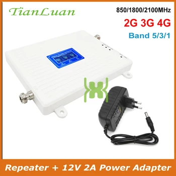 

New CDMA850mhz 1800mhz 2100mhz mobile phone signal booster