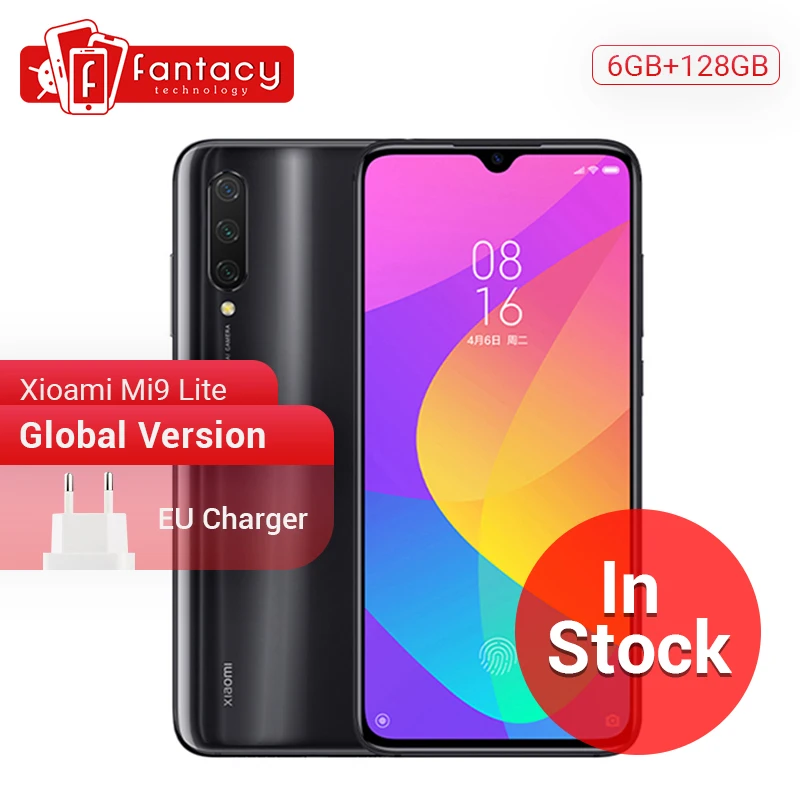 Скидка В наличии, глобальная версия Xiaomi Mi 9 Lite, 6 ГБ, 128 ГБ, смартфон, 48 МП, тройная камера Snapdragon 710, Восьмиядерный, 32 МП, фронтальная, 4030 мАч, NFC