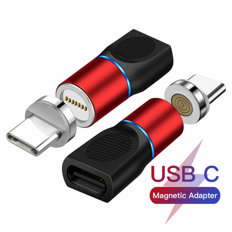 USB C к Type Магнитный зарядный адаптер Тип конвертер Мама-папа для Type-C кабель