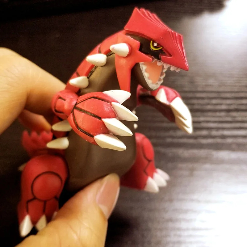 Groudon Pokémon Pelúcia 23x30cm Lendário Kyogre Rayquaza