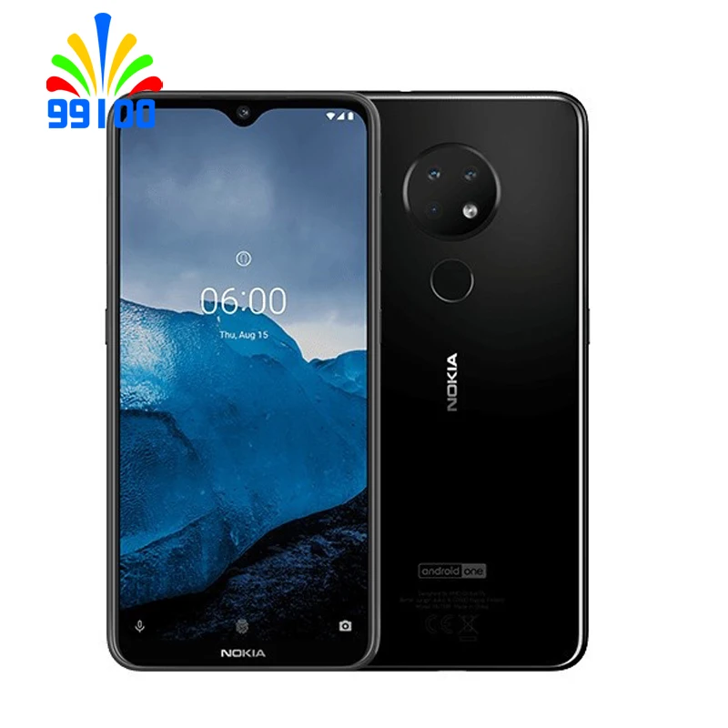 Восстановленный разблокированный оригинальный Nokia 6 2 Qualcomm636 с одной SIM-картой 3