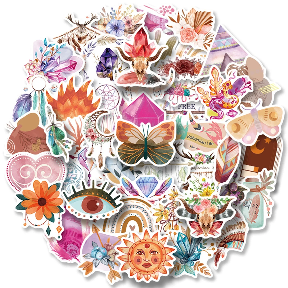 

10/30/50PCS Funny Cartoon Kawaii Bohemian Graffiti Sticker For Suitcase Notebook Skateboard Fridge Laptop Decals Art Sticker F3