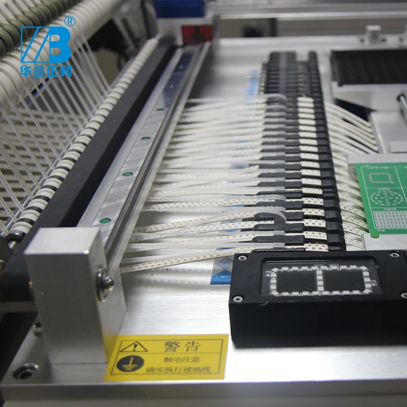 Desktop SMD Pick Place Machine with 54 feeder location and 4 camera