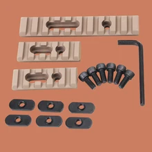 Набор из 3 предметов AR 15 винтовка аксессуар Unity Тактический многоцелевой Пикатинни Крепление набор цвет коричневый черный для поручней