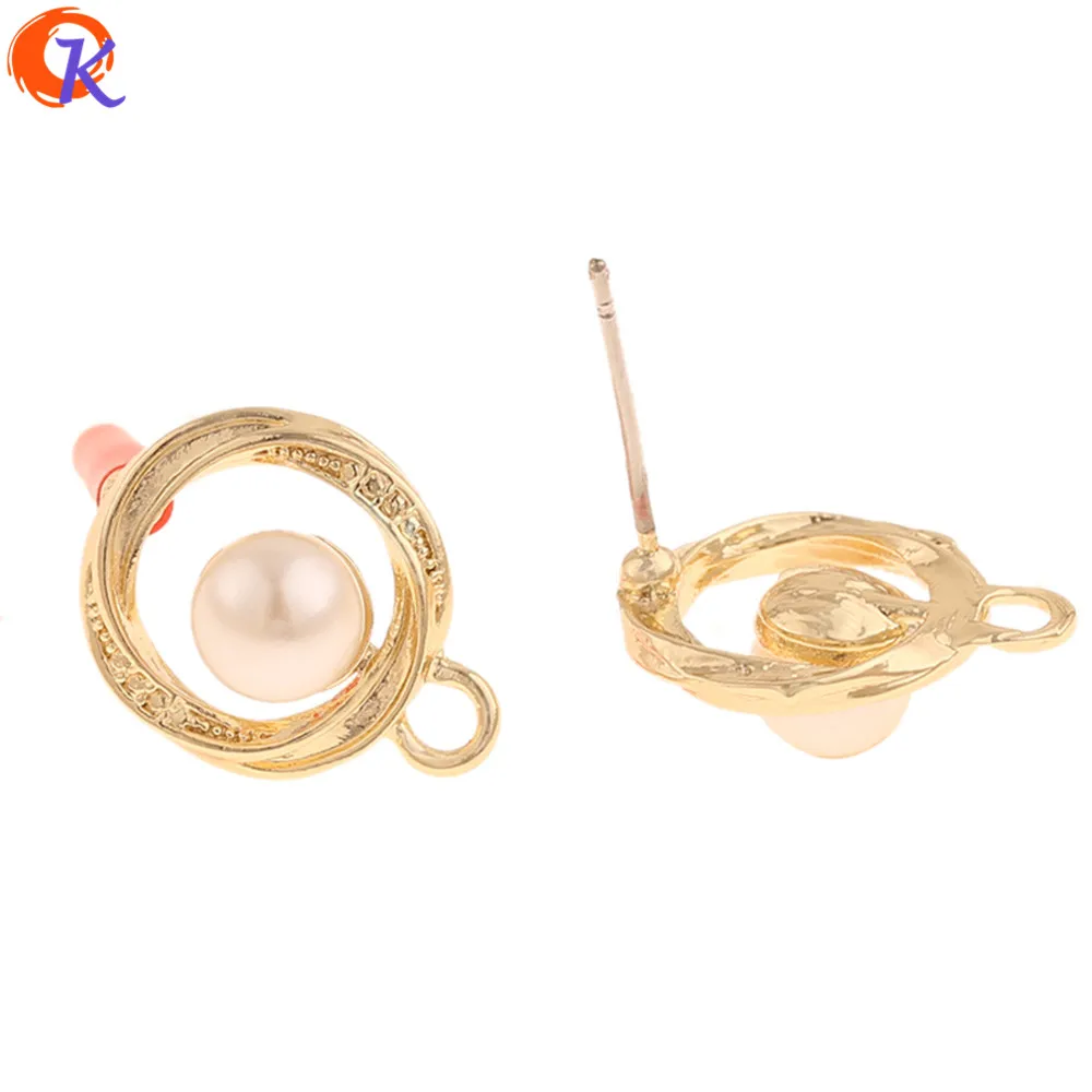 

Cordial Design 100Pcs 12*15MM Jewelry Accessories/Earrings Stud/Imitation Pearl/DIY Jewelry Making/Hand Made/Earring Findings