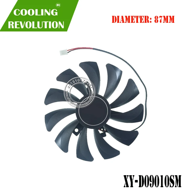 Graphics card fan XY-D09010SM DC12V 2PIN for MSI GeForce