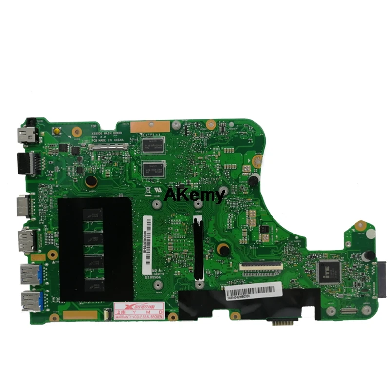 X555YI материнская плата подходит для For Asus A555DG X555QG X555DG Материнская ноутбука E1 7010 R5