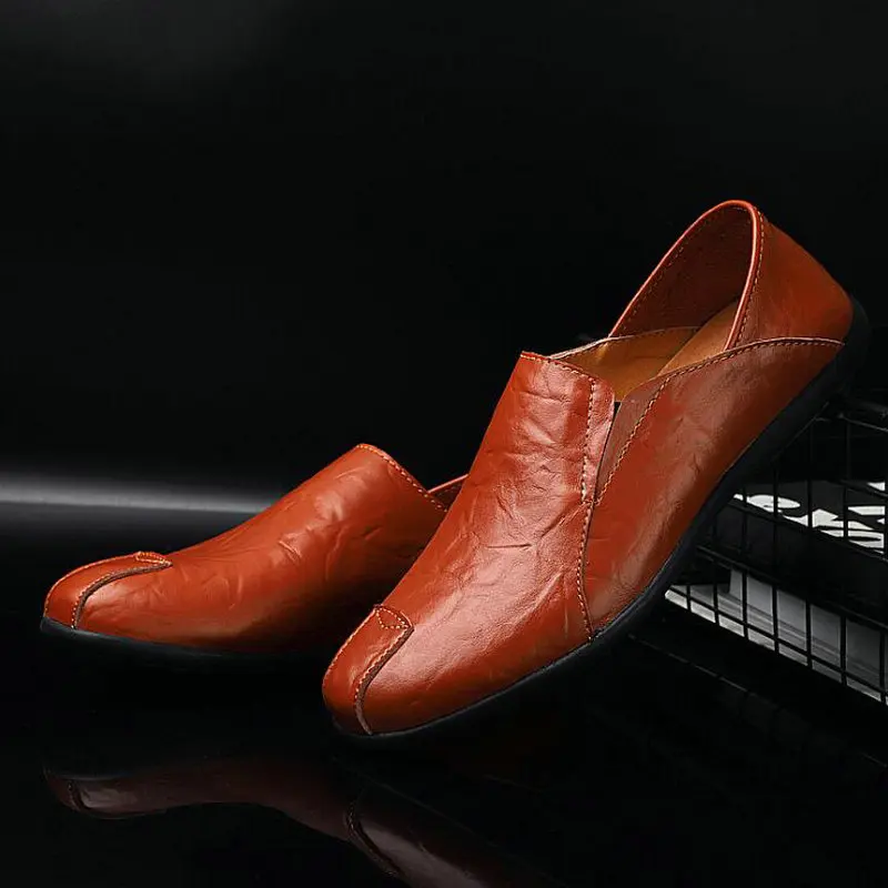 

Men Driving Boats Shoes Flats New Fashion Moccasins For Men Loafers Summer Walking Breathable Casual Shoes BIG SIZE 47 A52-72