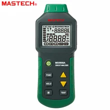 MASTECH MS5908A RMS анализатор цепи тест er w/IDEAL Sure Тест гнездо тест er 110 В RCD GFCI розетки тест