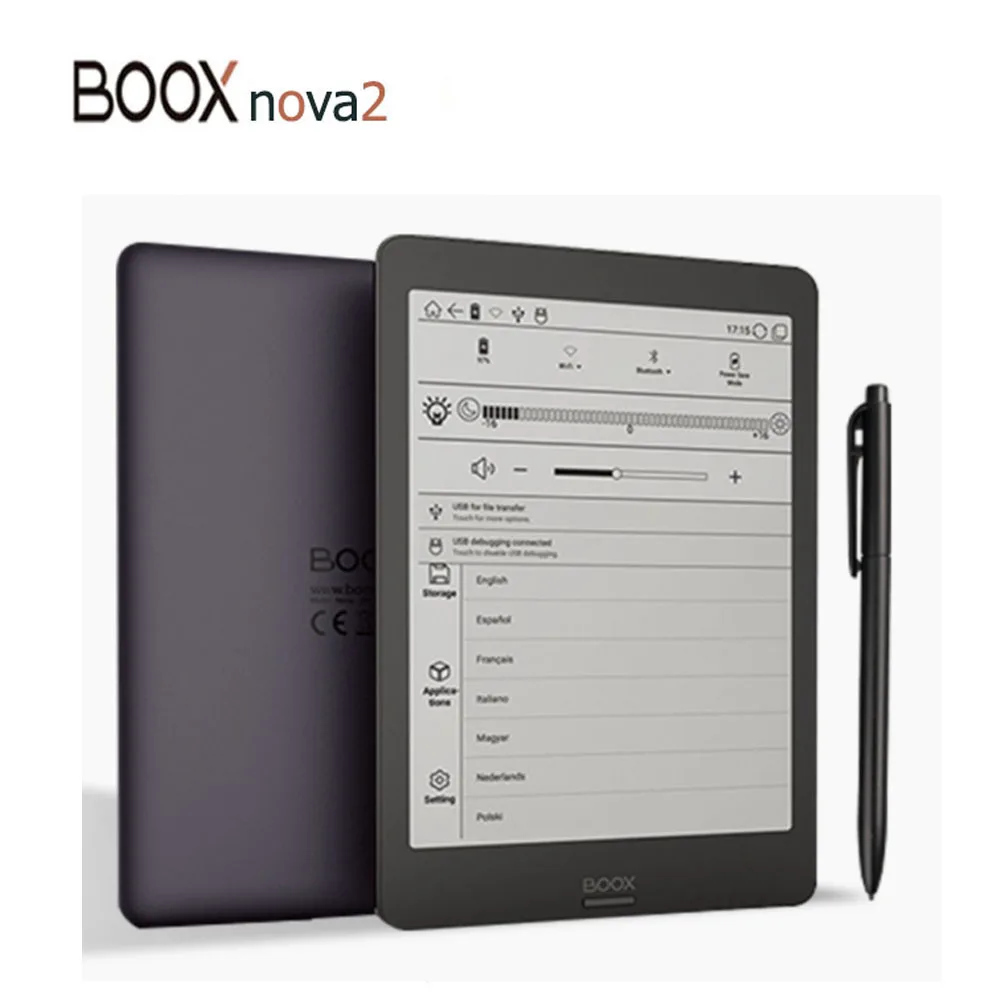 Новое поступление ОНИКС BOOX Nova2 7 8 дюймовый ePaper Eink планшет Android 9 0 светильник ка