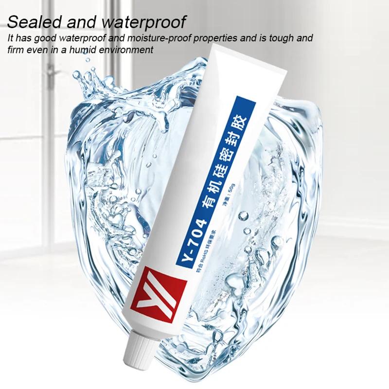 

Silicone Sealant Fast Dry Glue Silicone Sealant Waterproof High Temperature Resistant Electronic Glue For Circuit Board Glue