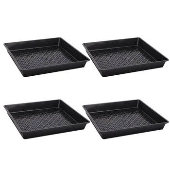 

4 PCS Plant Grower Dish Thickening Seedling Plate Seedling Basin for Home