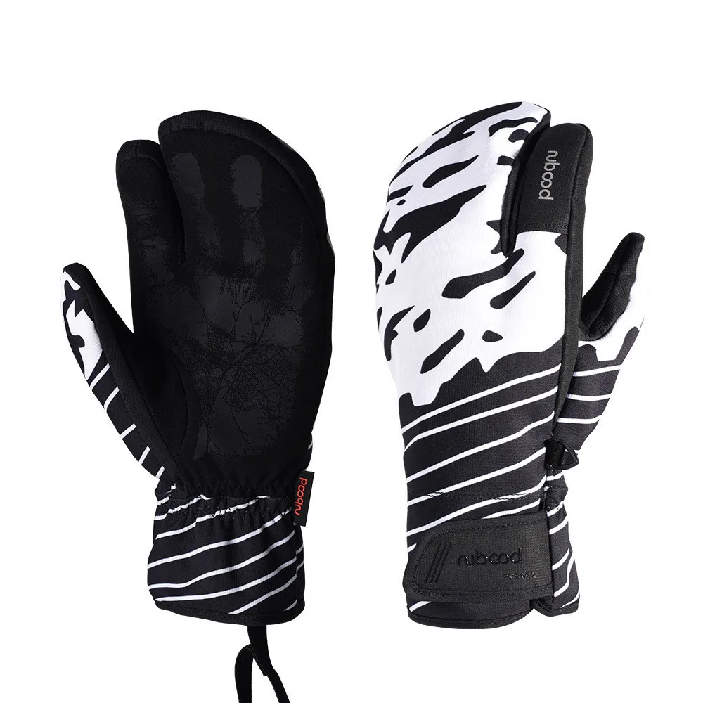 Boodun Зимние перчатки для велоспорта мужские лыжные перчатки с сенсорным экраном для спорта на открытом воздухе перчатки для катания на лыжах ветрозащитные водонепроницаемые теплые велосипедные перчатки для верховой езды