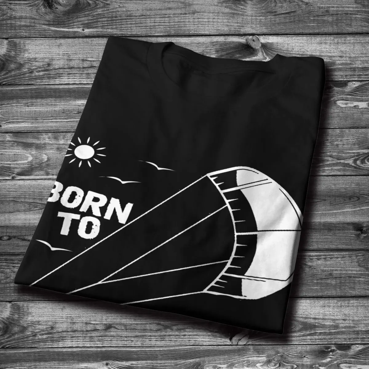 Футболка Born To Kite Surf Paragliding, футболка с круглым вырезом, Лидер продаж, отличная Классическая S-6XL Camiseta
