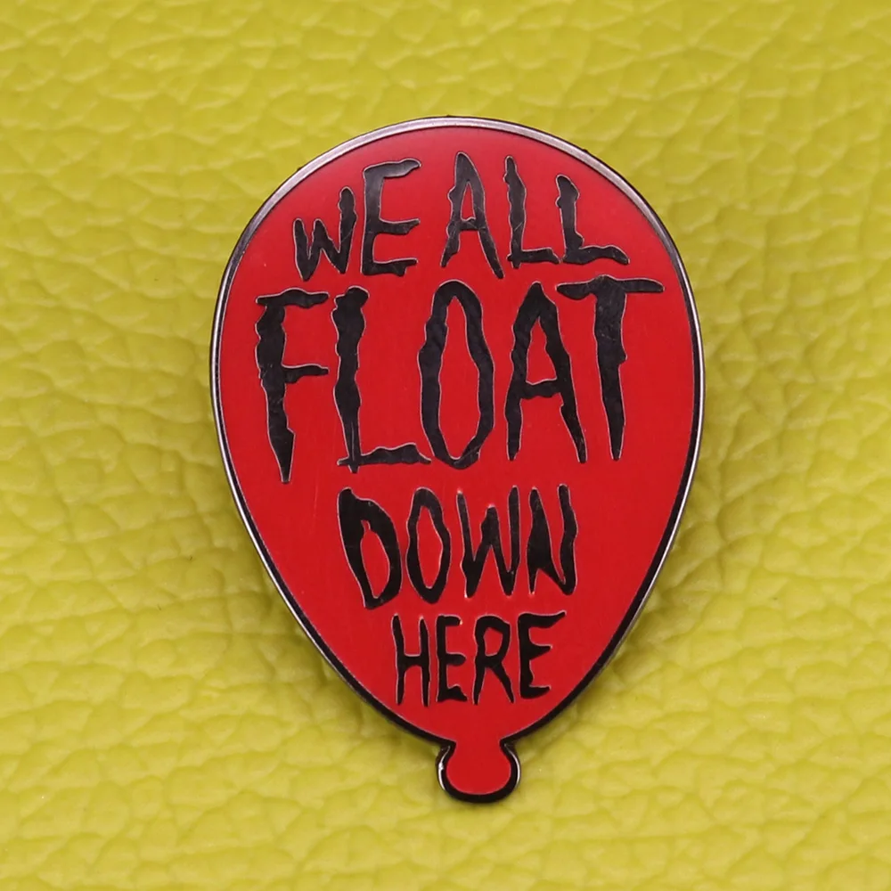 Красный воздушный шар Мы все плаваем здесь ужасная заколка на лацкан Стивена