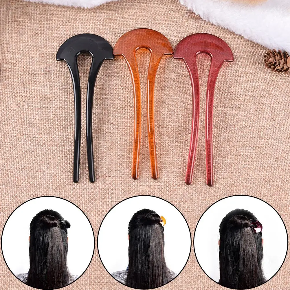 vintage hair sticks For girls Women hair clips accessories  abs plastic hair braiders accessoires