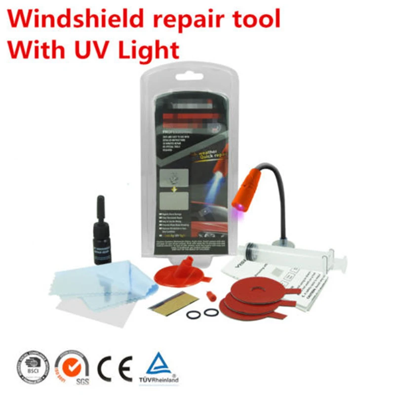 

Car Window Repair Kit Windscreen Glass Windshield Scratch Crack Removal Tools