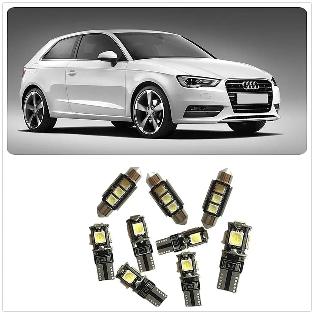 Посылка светодиодный светодиодного интерьера для AUDI A1 A3 A4 A5A6 или Q3 Q5 Q7 S3 S4 S5 S6 9 шт. |