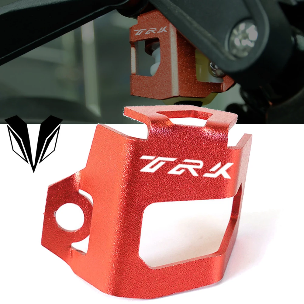 Trk Motorcycle Rear Brake Fluid Tank Reservoir Guard Cover Oil Cap Cnc
