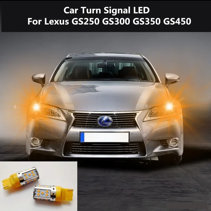 

2PCS Car Turn Signal LED Command light headlight modification 12V 10W 6000K For Lexus GS250 GS300 GS350 GS450