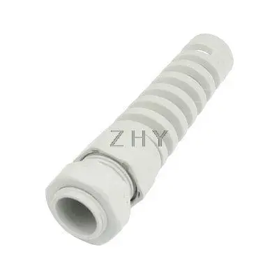 

6.5mm Long Thread White Plastic PG13.5 Waterproof IP67 Cable Glands Joints