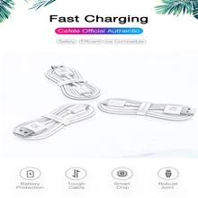 Caja protectora Cafele Micro Usb C Lightning Cable de tipo c 2.1A de carga rápida del teléfono Cable de carga para Xiaomi mi 9 iPhone 11 12 Pro Redmi Note 8