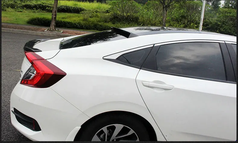Подходит для Honda civic 10 десять поколение углеродного волокна задний спойлер заднее крыло