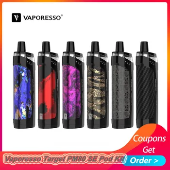 

Origianal Vaporesso Target PM80 SE Pod Kit Vape With 4ml TARGET PM80 Cartridge Atomizer Powered By 18650 battery