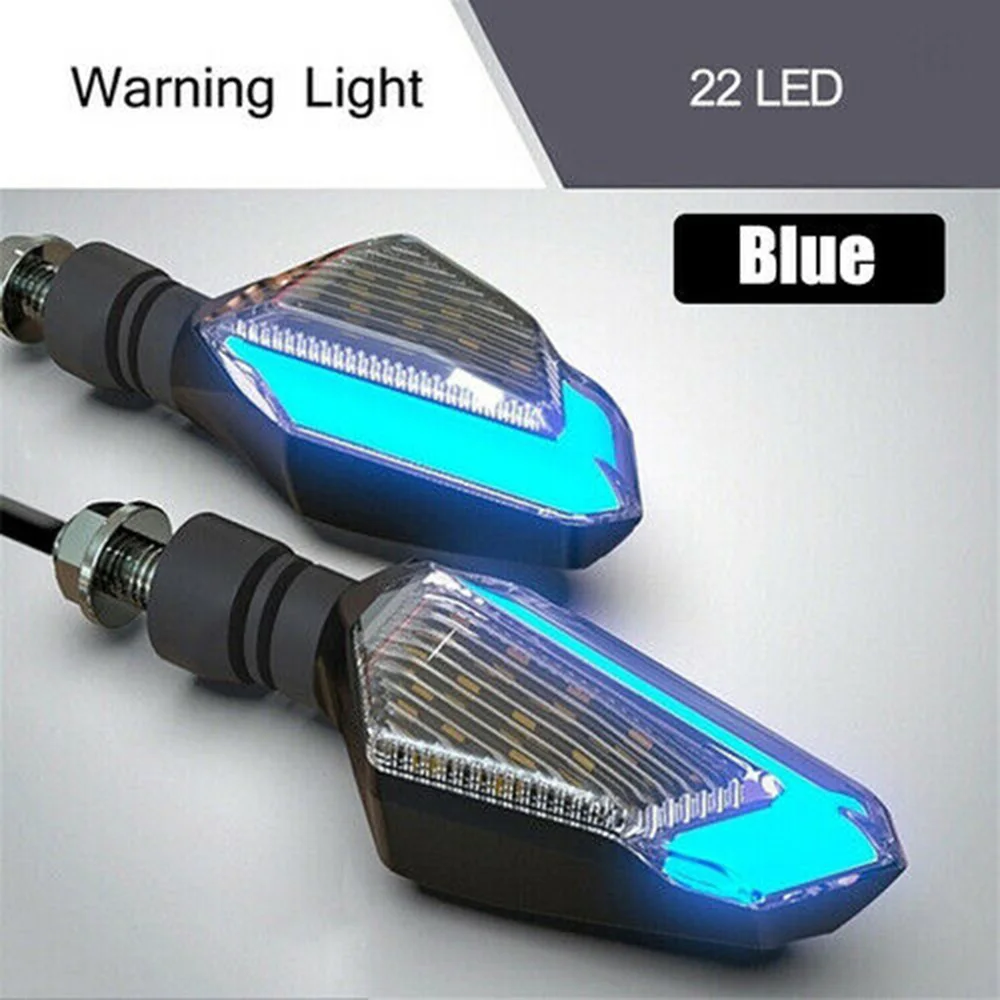

Plastic + Acrylic Turn Signal Light LED Warning Amber/Blue Accessories