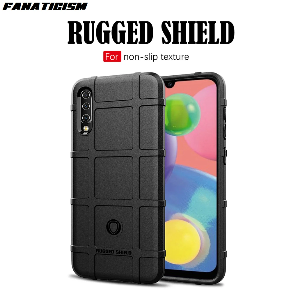 US $1.680.00 1000pcs Rugged Shield Armor Case For Samsung Galaxy A70s A70E A70 A60 A51 Case Thicken TPU Tactical Hybrid Rubber Defender Cover