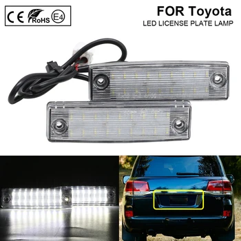 

2X Error Free LED License Plate Light Lamp Car Accessories For Toyota Land Cruiser Prado TRJ150 / GRJ15 # /GDJ15 #(Lexus GX 470)