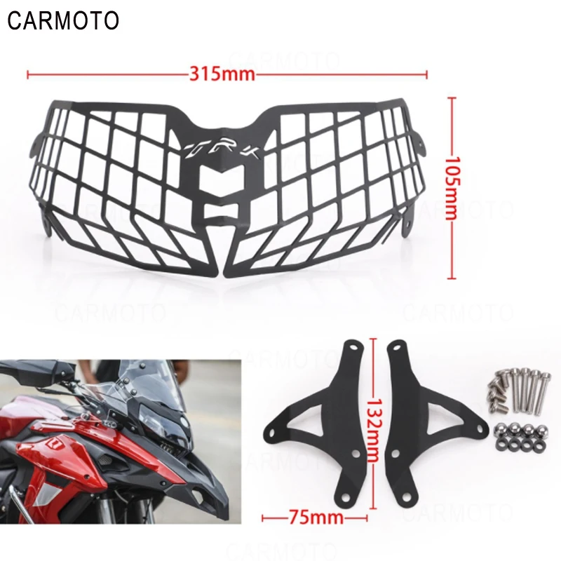 Для Benelli TRK502 TRK 502 Moto запчасти аксессуары для мотоциклов защита фар защитная решетка крышки wzjoo